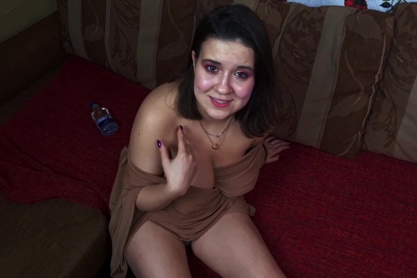 Russian girl got very drunk and is looking for sex