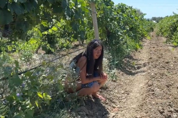 DisDiger - Caught and punished a shameless girl by fucking in the ass in the vineyard