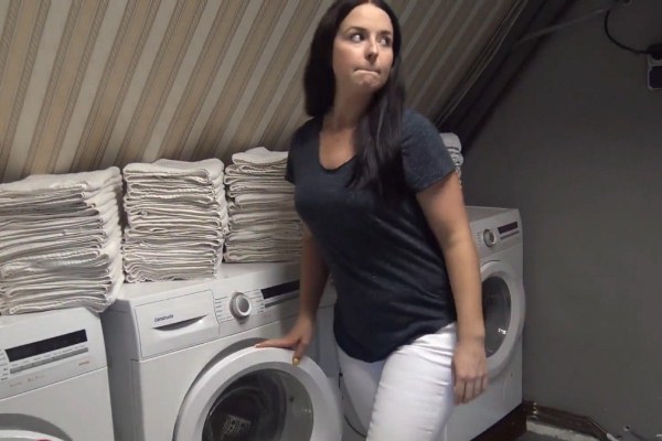DannyGaga - Stripped in the Laundry and Fucked by Neighbor