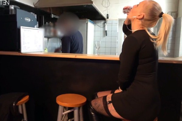 Lara-Cumkitten - Drinking at the Bar - Crazy Sex in a Dirty Toilet