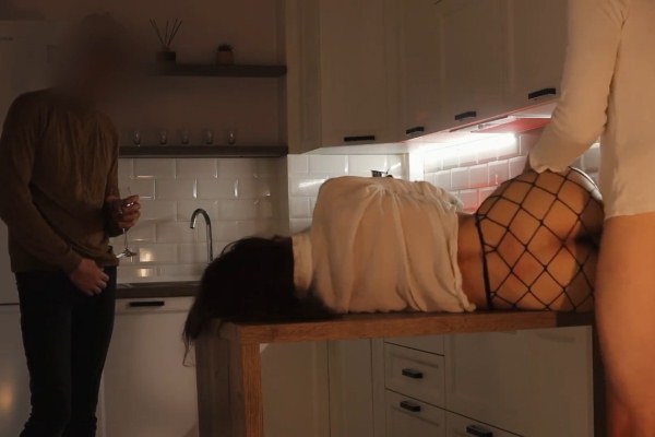 Mary Barrie - Cuckold Sex on Kitchen Counter