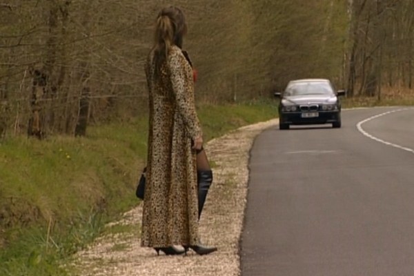Oksana D'Harcourt - a prostitute on the highway for hard anal