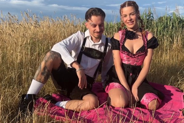 Mia and Jimmy - Oktoberfest and outdoor sex