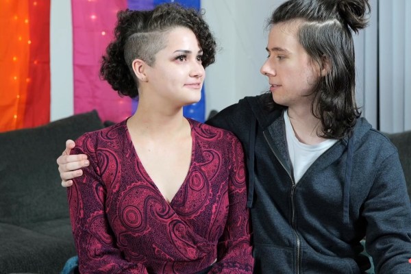 Luna and Val - a new generation of couples having homemade sex