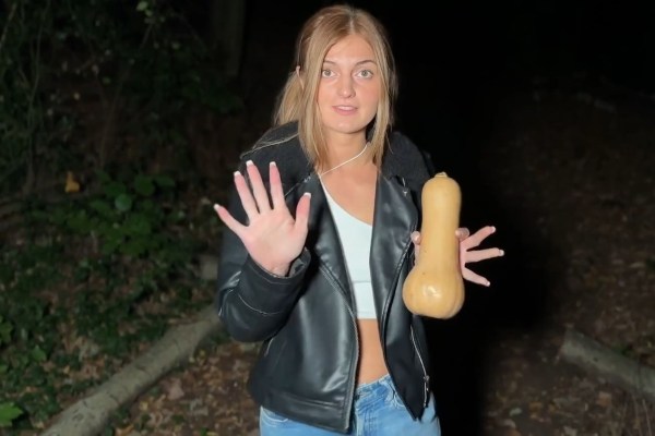 Tavi-Nova - Anal Sex in the Woods on Halloween