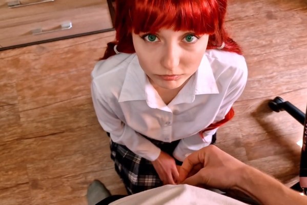 Ass Spanking and Anal Punishment for a Redhead