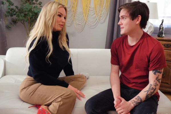 Rachael Cavalli - His Stepmom Is Tired of Cleaning Up His Cum After He Jerks Him Off