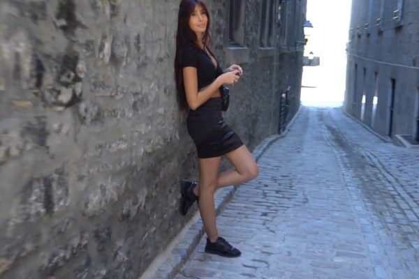 Prostitute Mimi Wyld swaps her look for latex and boots