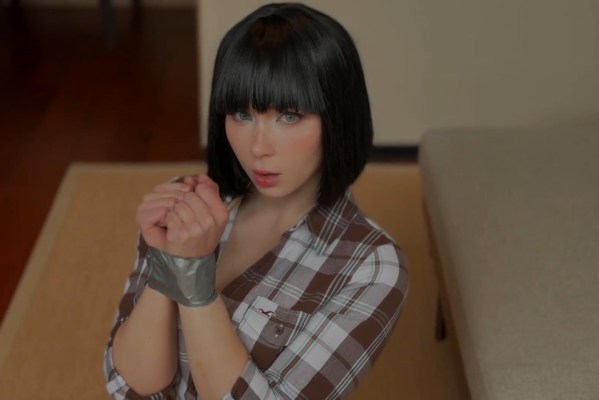 Sweetie Fox - tied up with duct tape and fucked dirty